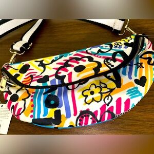 Colorful Brighton Brand New Shoulder Bag Graffiti Style